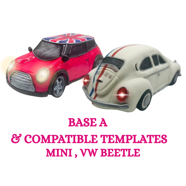 mini car cake kit VW beetle car cake kit Dinkydoodle Cake kit