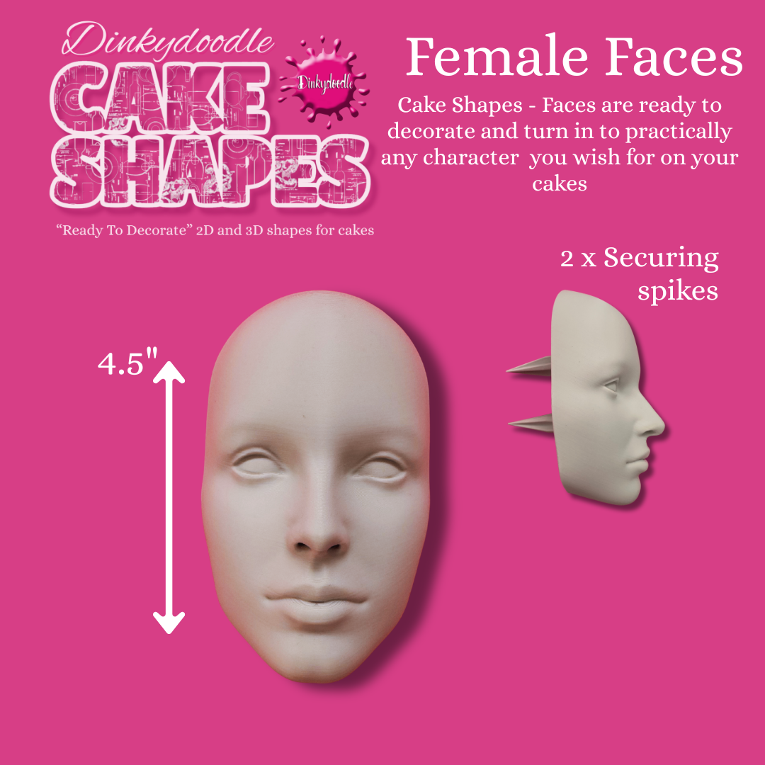 Cake Shapes - Faces