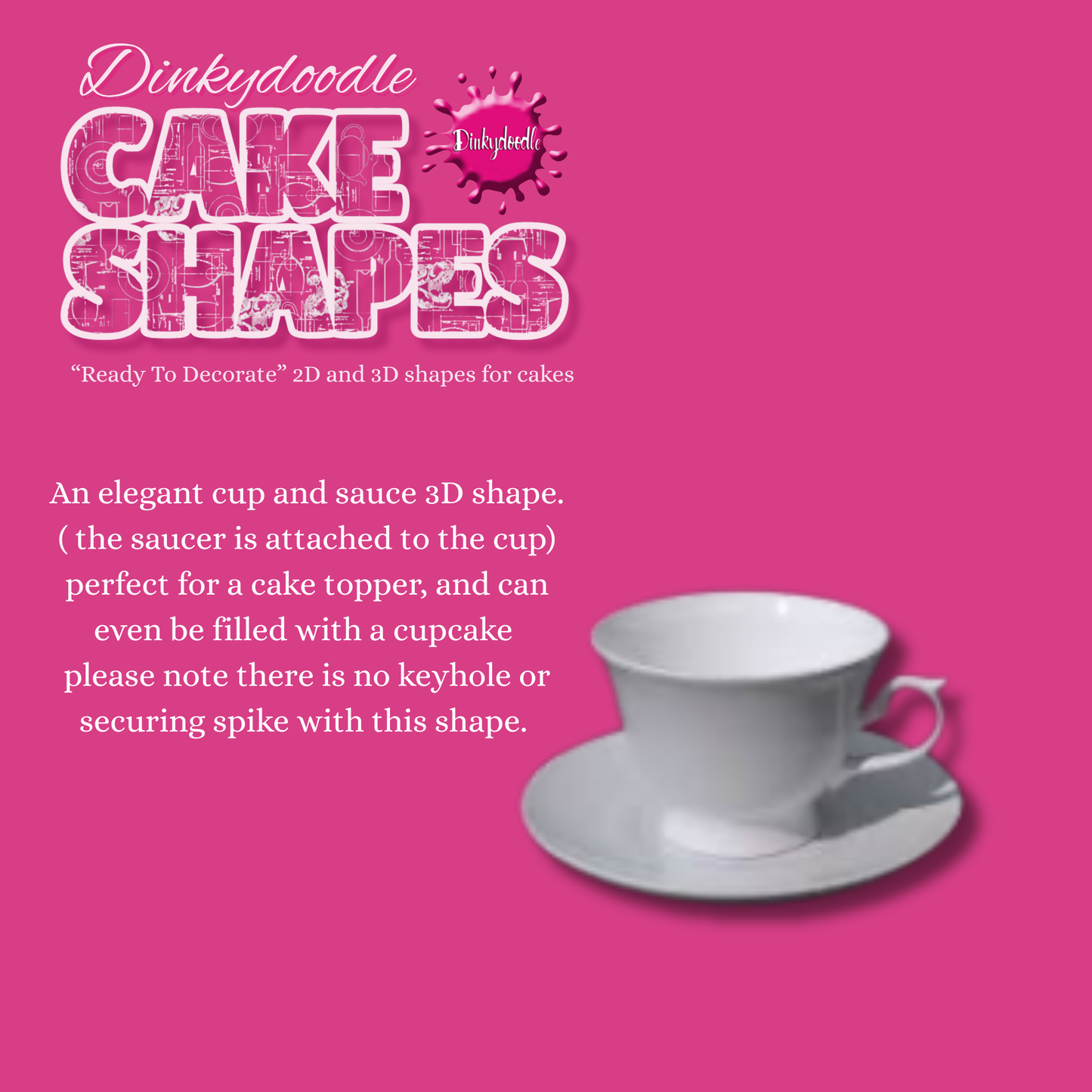 Cake Shapes - "Afternoon tea" themed