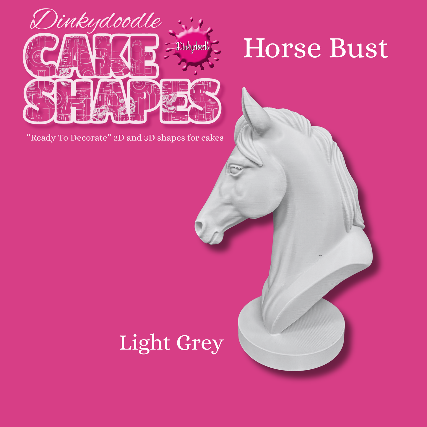 Cake Shapes - Horse Head