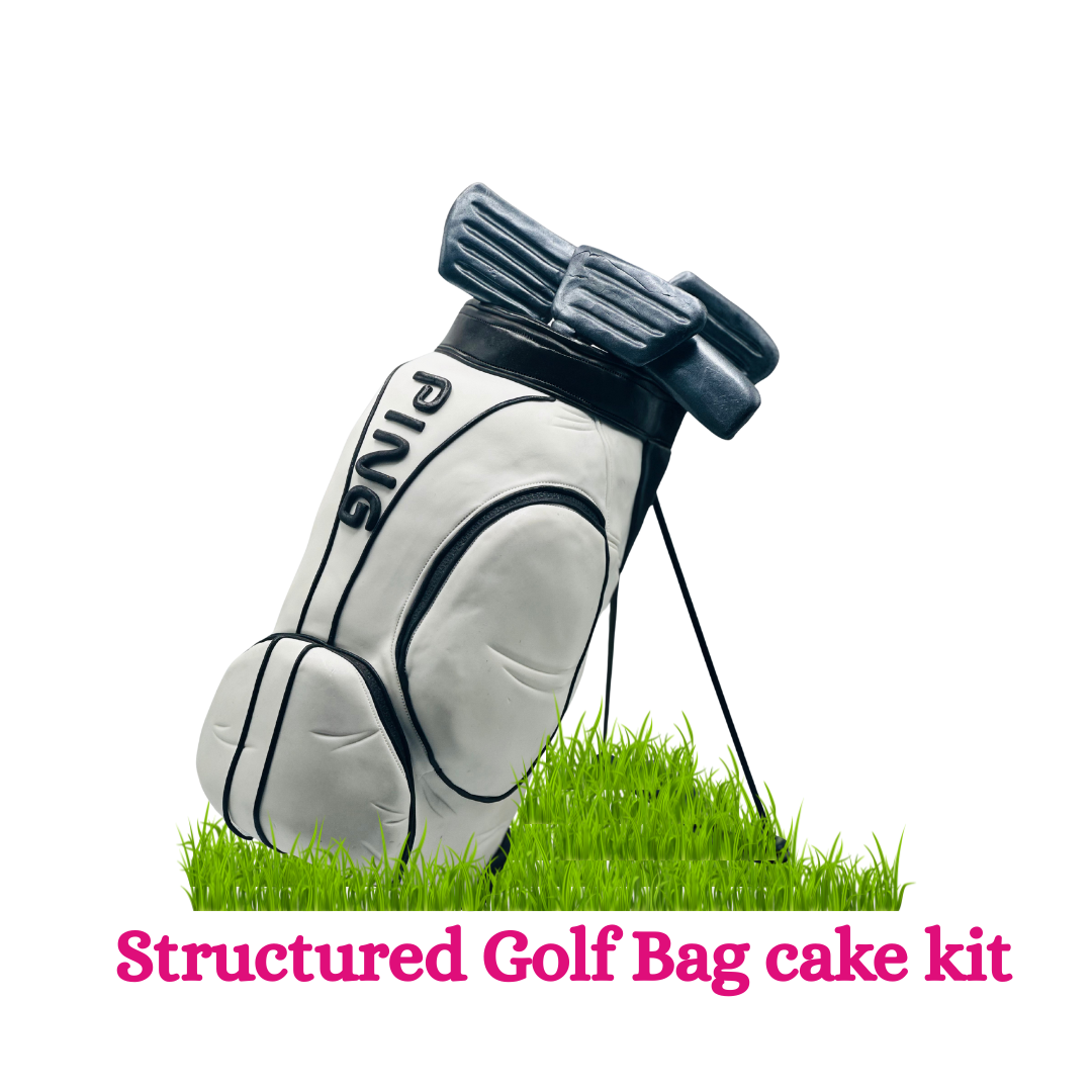 FREE STANDING ANGLED GOLF BAG structured Cake Kit