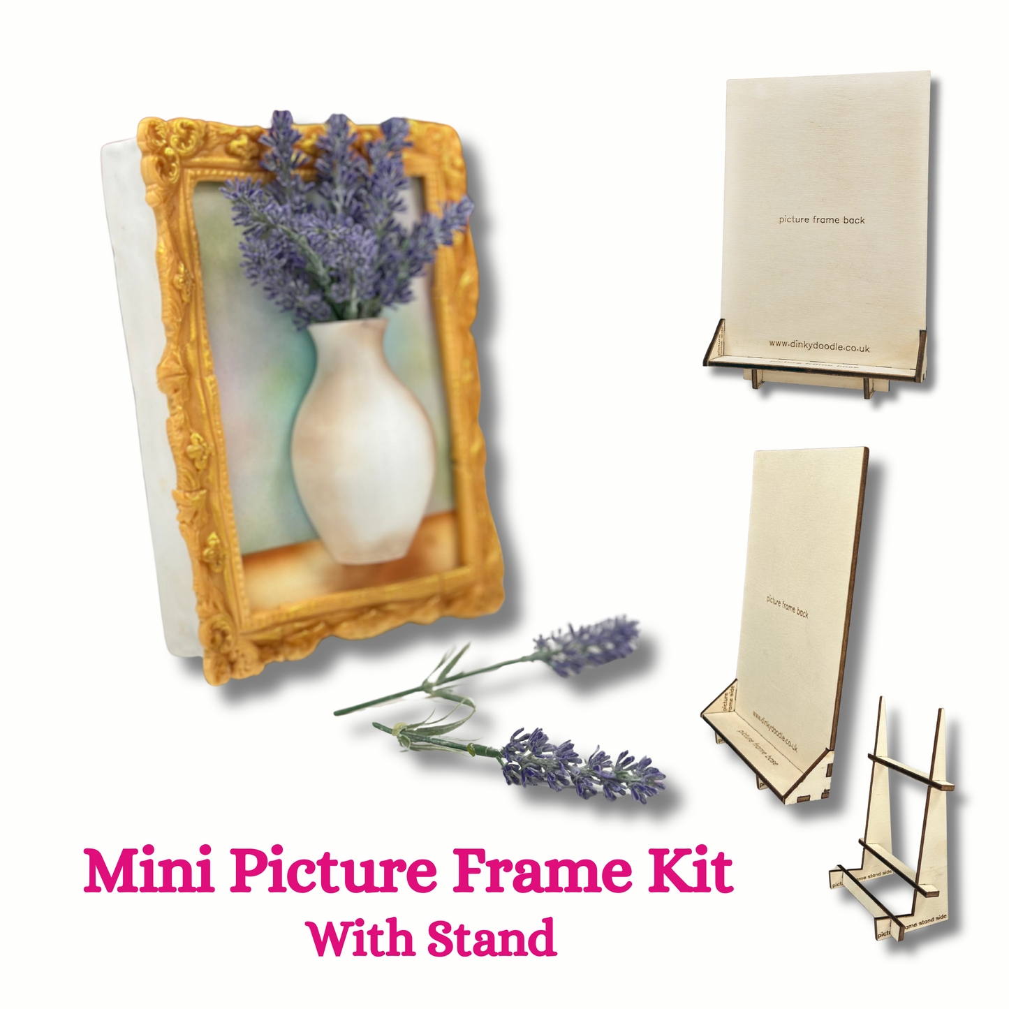 Mini -Free-Standing picture frame kit