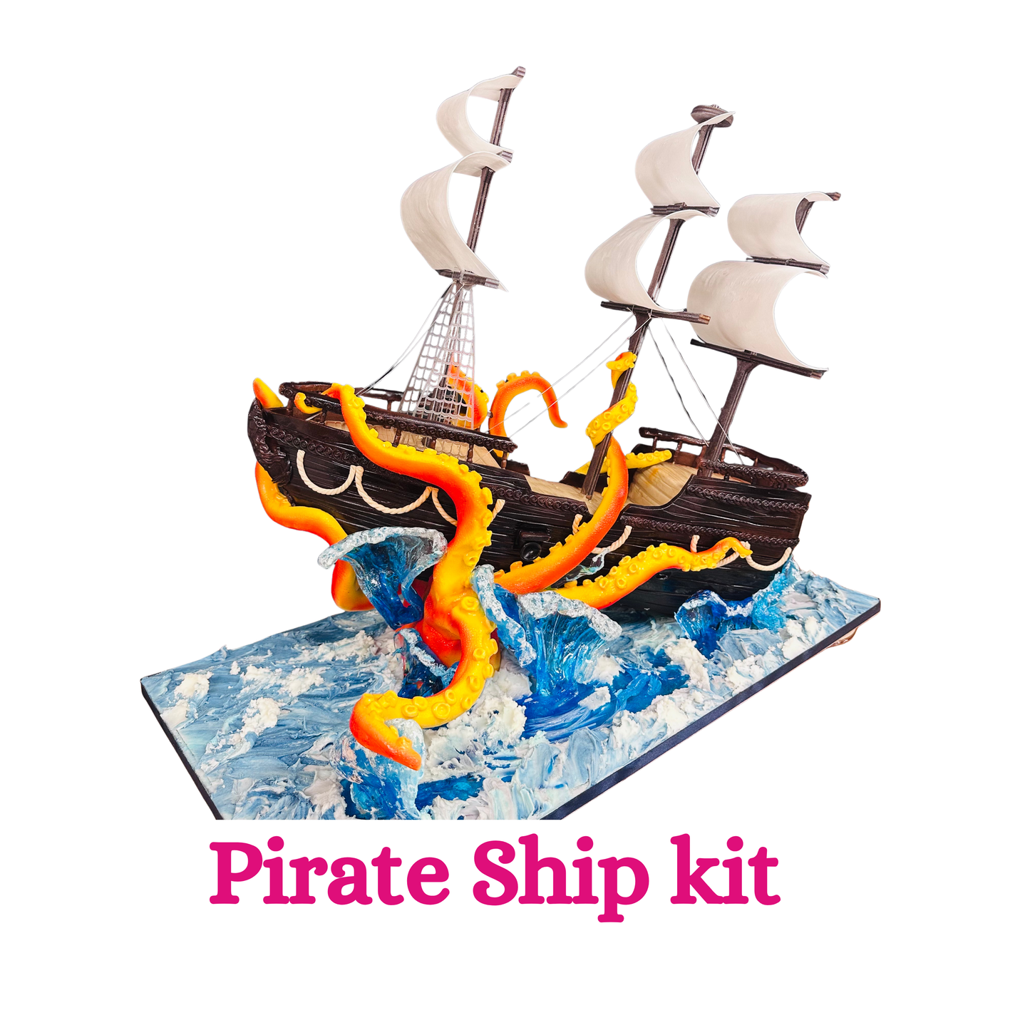 Pirate Ship Structured cake kit