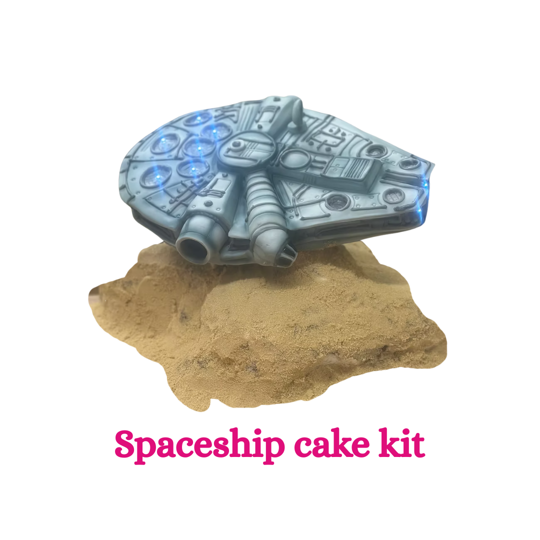 ANGLED SPACESHIP cake structure kit