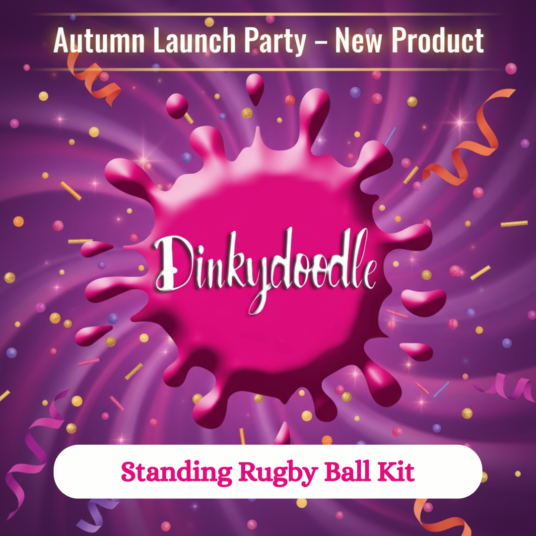 Structured Standing Rugby Ball Cake Kit
