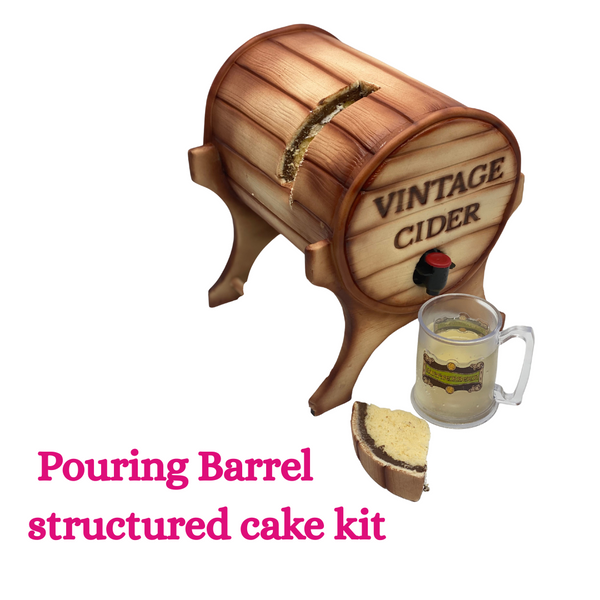 Pouring Barrel Structured Cake Kit