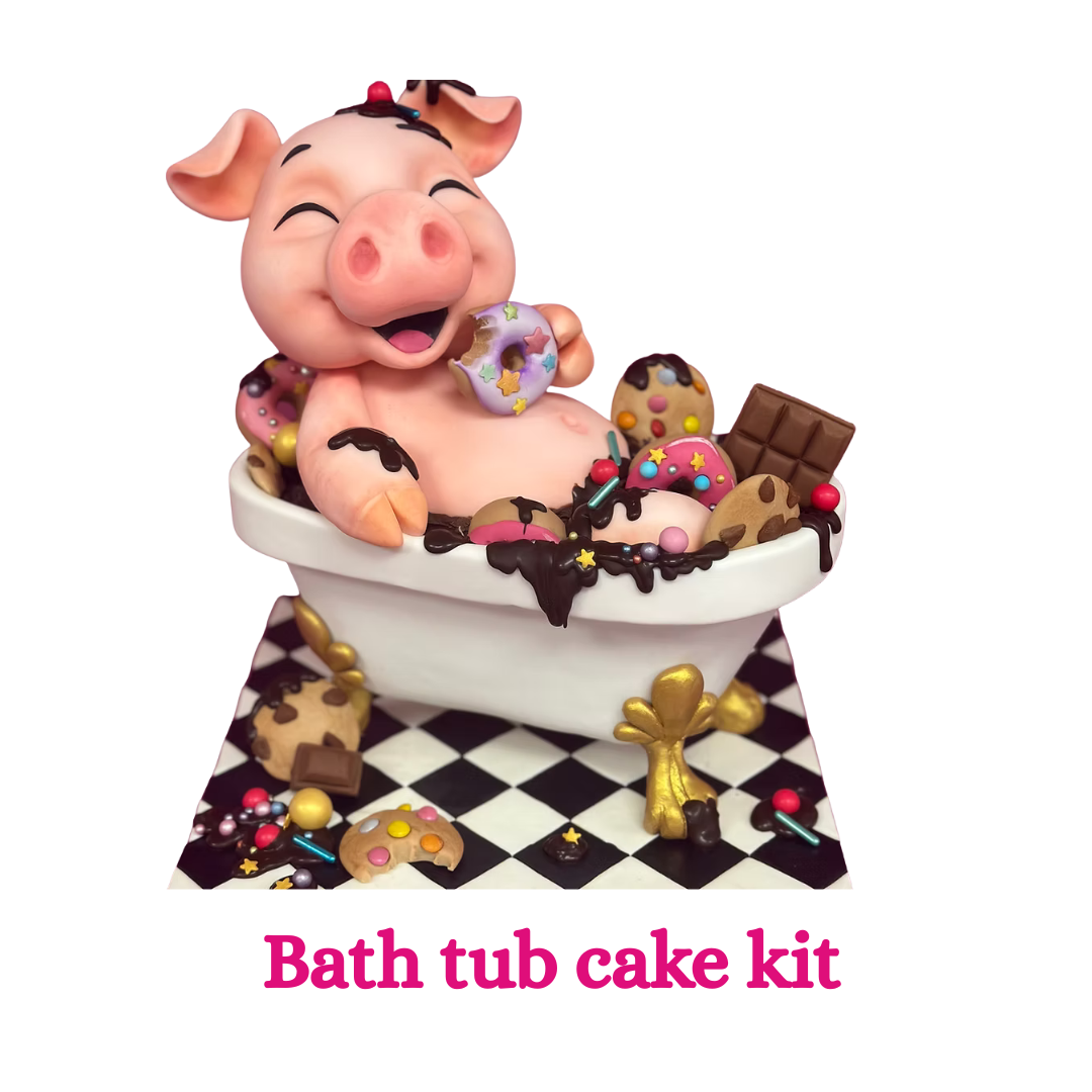 Bath tub cake kit