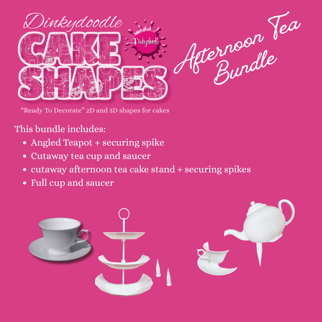 Cake Shapes - "Afternoon tea" themed