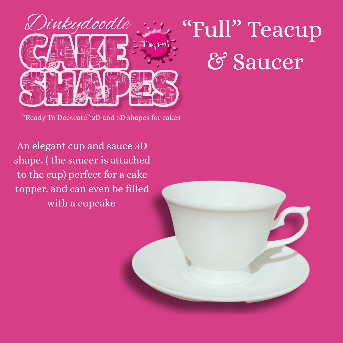 Cake Shapes - "Afternoon tea" themed