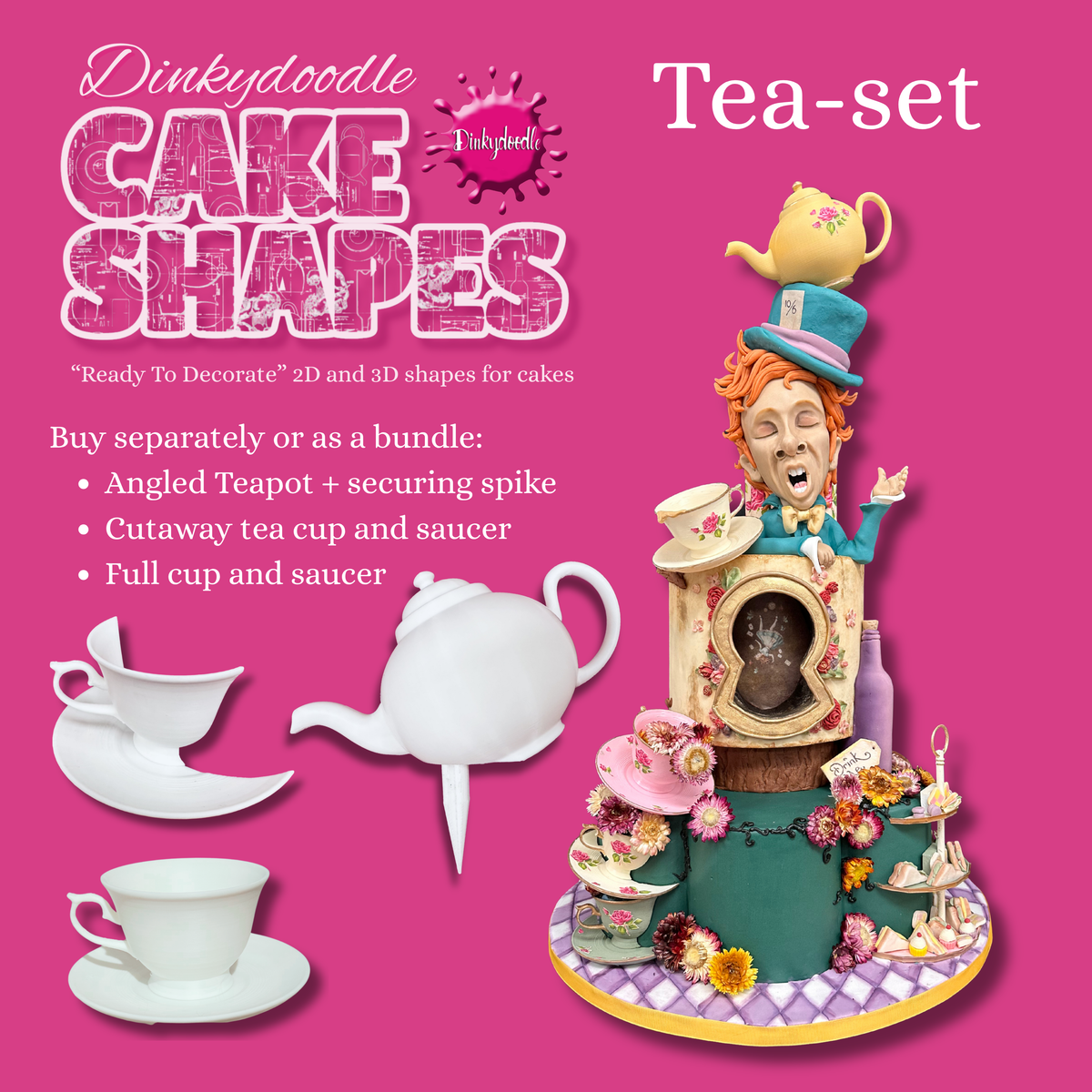 Cake Shapes - "Afternoon tea" themed