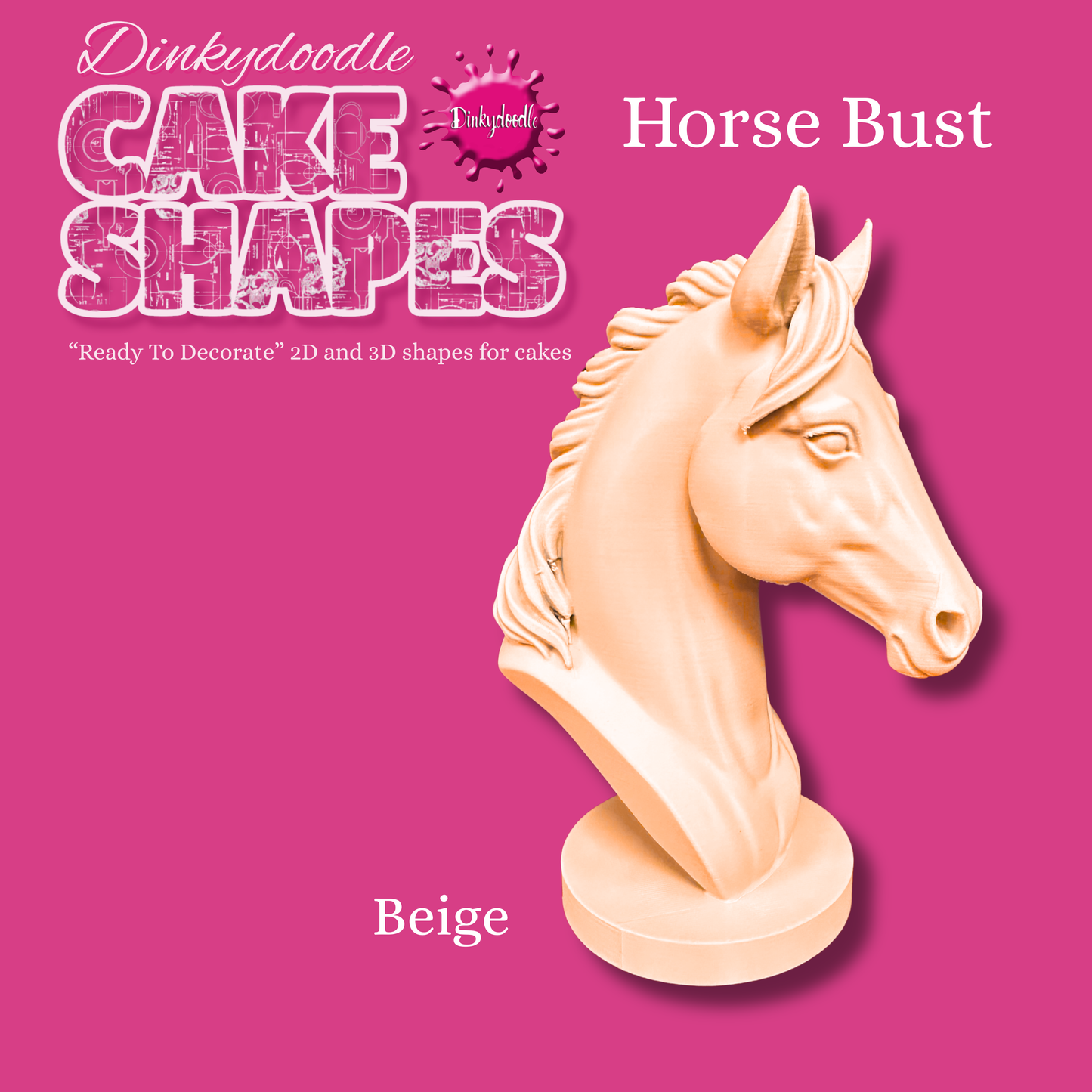Cake Shapes - Horse Head
