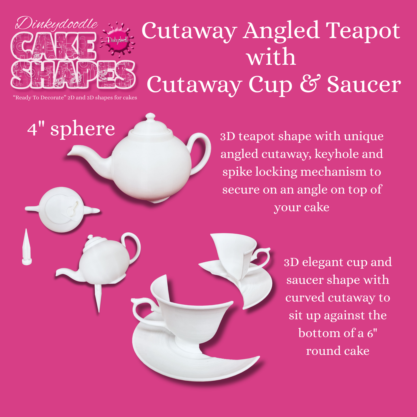 Cake Shapes - "Afternoon tea" themed