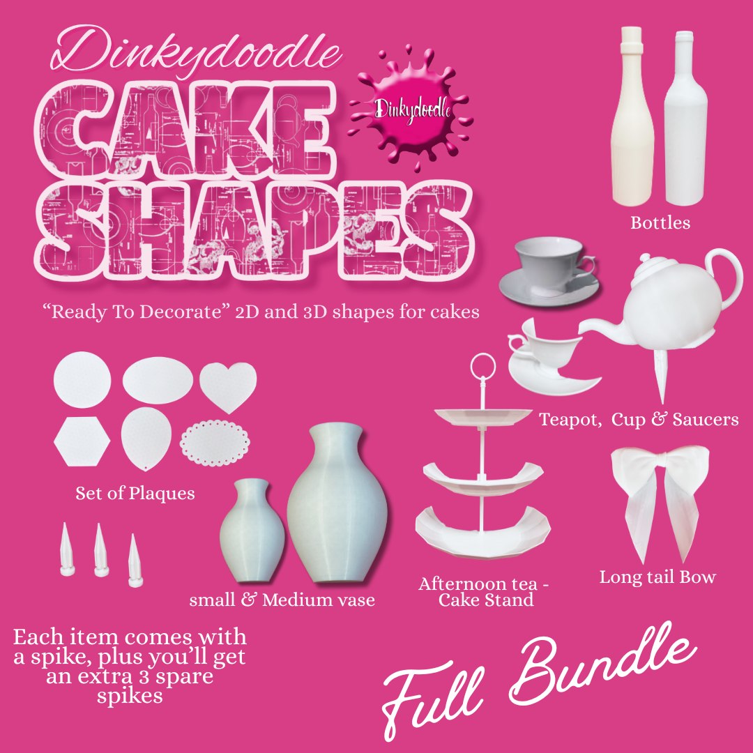 Dinkydoodle Cake - Shapes - "EVERYTHING BUNDLE"