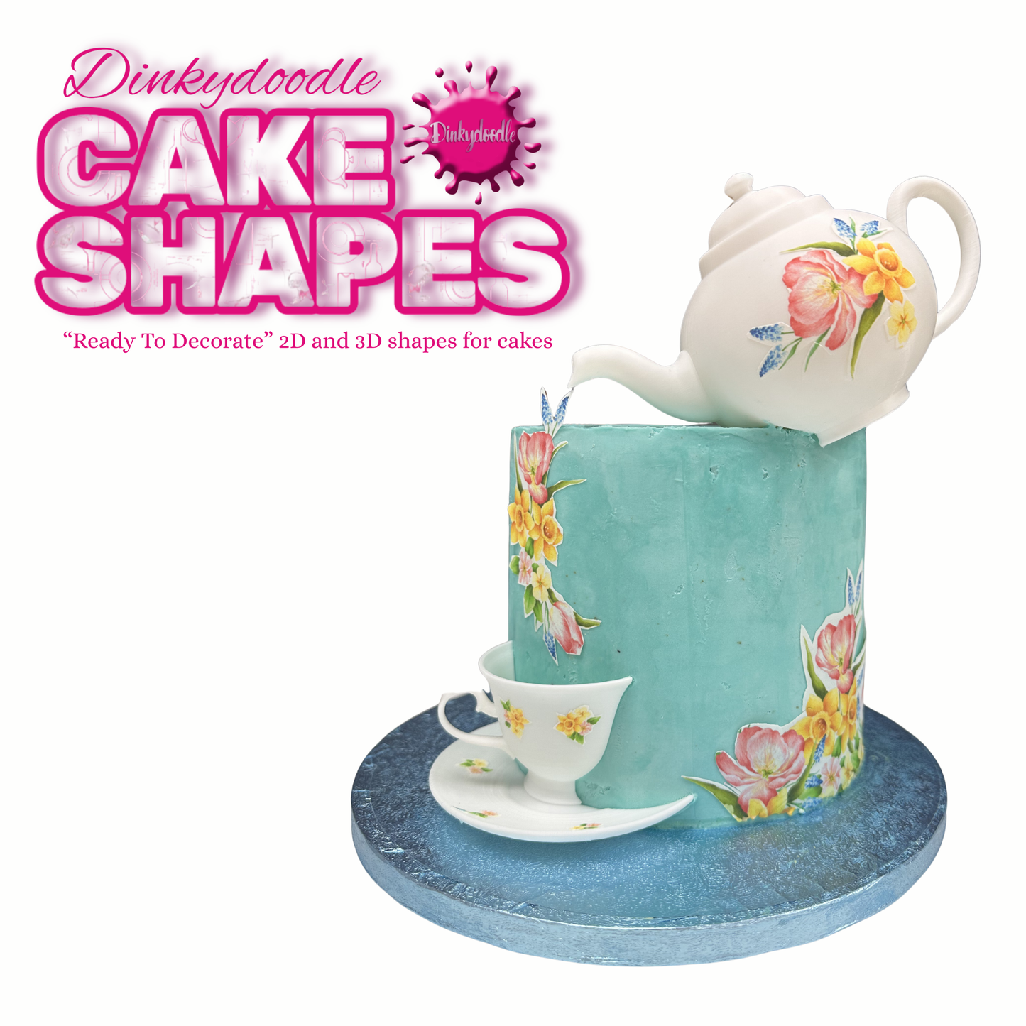 Cake Shapes - "Afternoon tea" themed