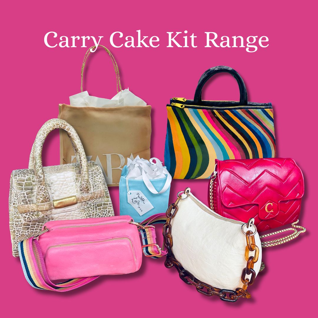 Handbags cakes -using the Carry Cake Kits