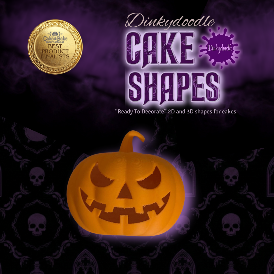 Cake Shapes - Limited Edition Cutaway Pumpkin (Jack-o-Lantern)