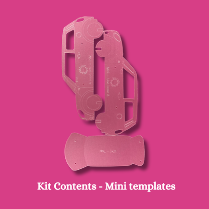 MINI / VW BEETLE CAR CAKE KIT  - BASE A and compatible templates