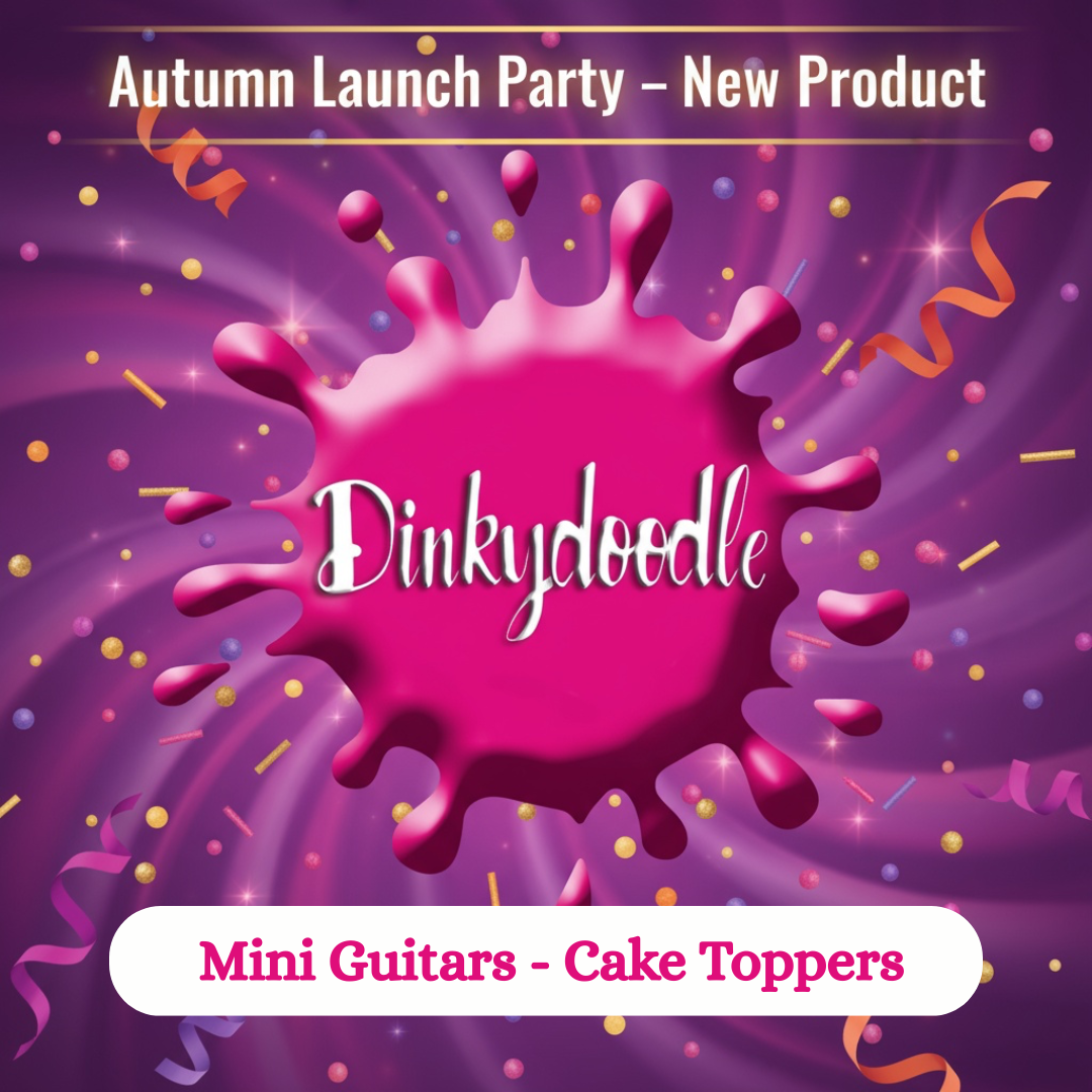 CAKE TOPPERS - mini guitars