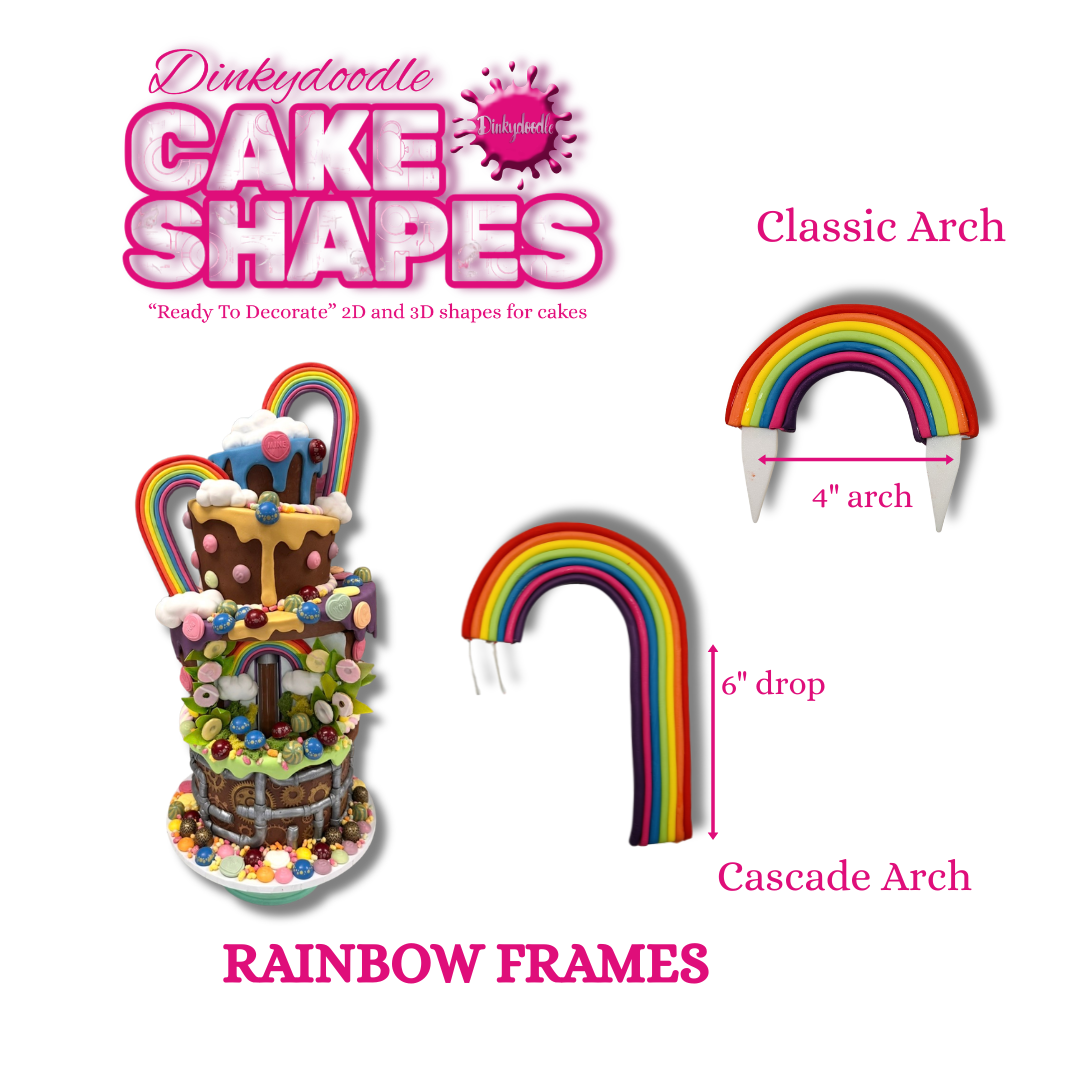 Cake Shapes - Rainbow Frames