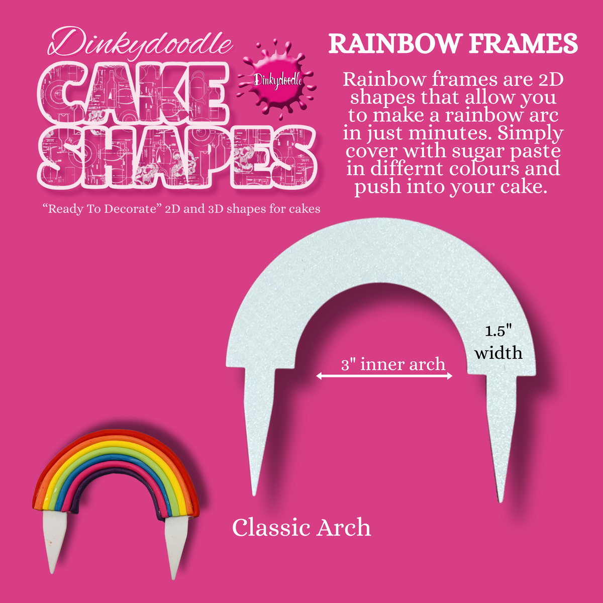 Cake Shapes - Rainbow Frames