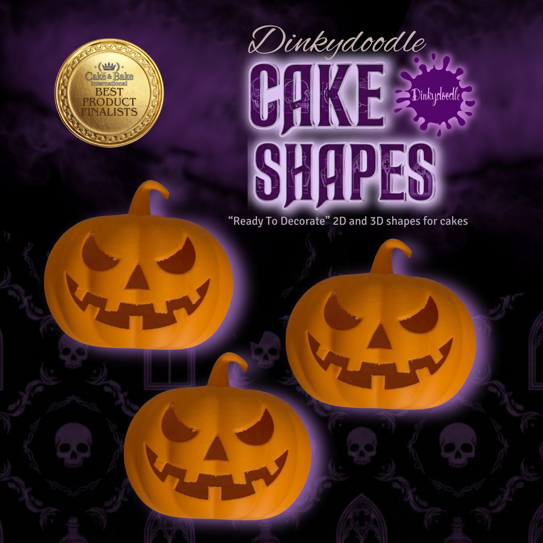 Cake Shapes - Limited Edition Cutaway Pumpkin (Jack-o-Lantern)