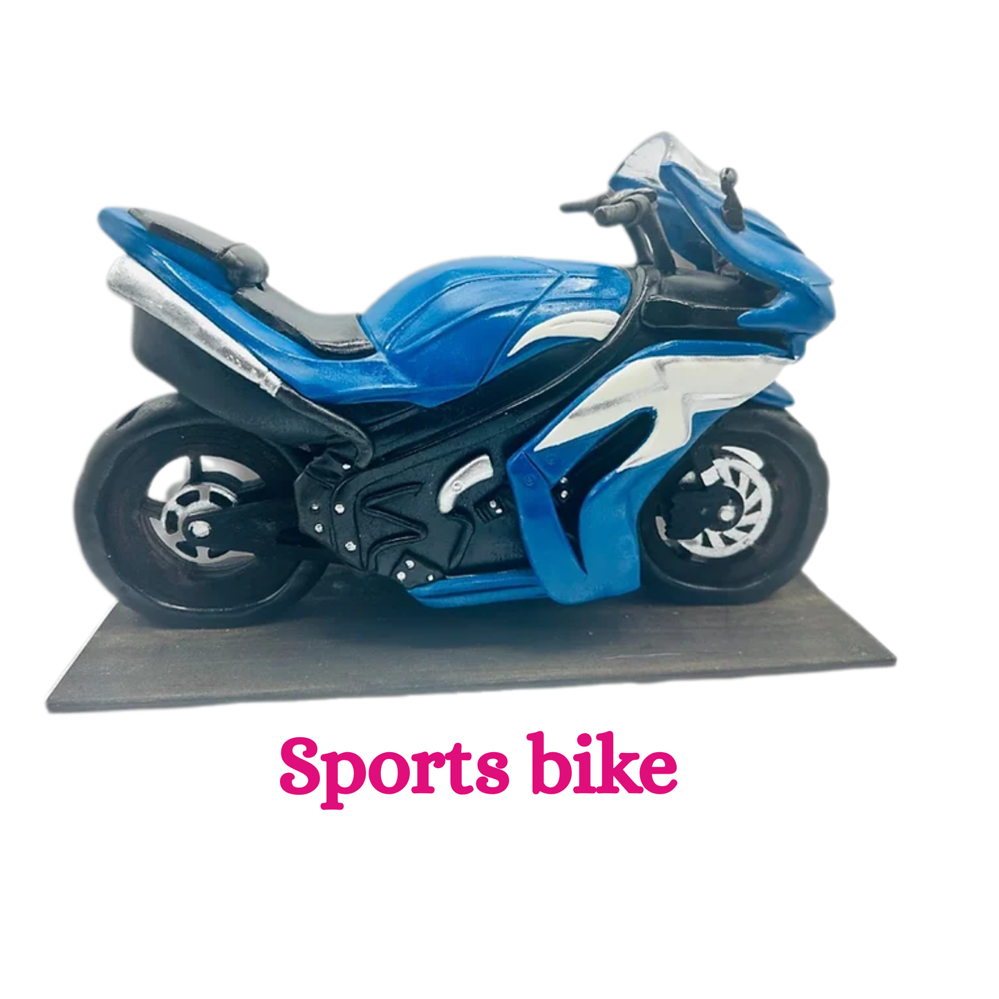 Free standing MOTORBIKE cake structure kits